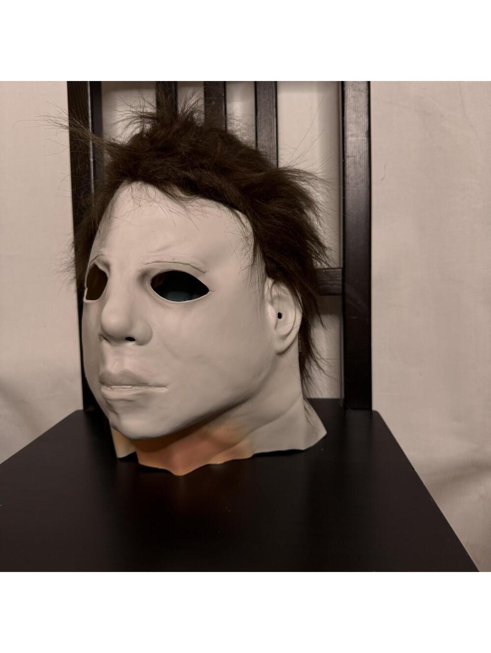 Michael Myers Mask Halloween Full Head Scary Horror Cosplay Adult Size NWOT